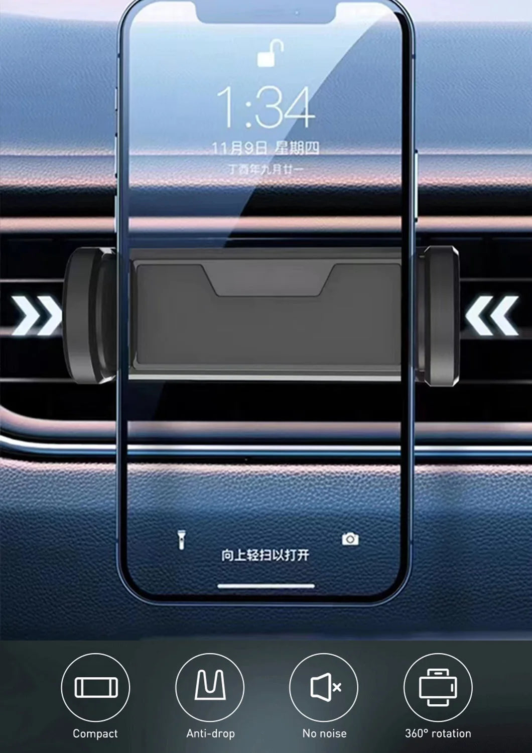 Universal Phone Holder for Air Vent