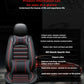 Five-Seat Leather Seat Cover Set - All-Season