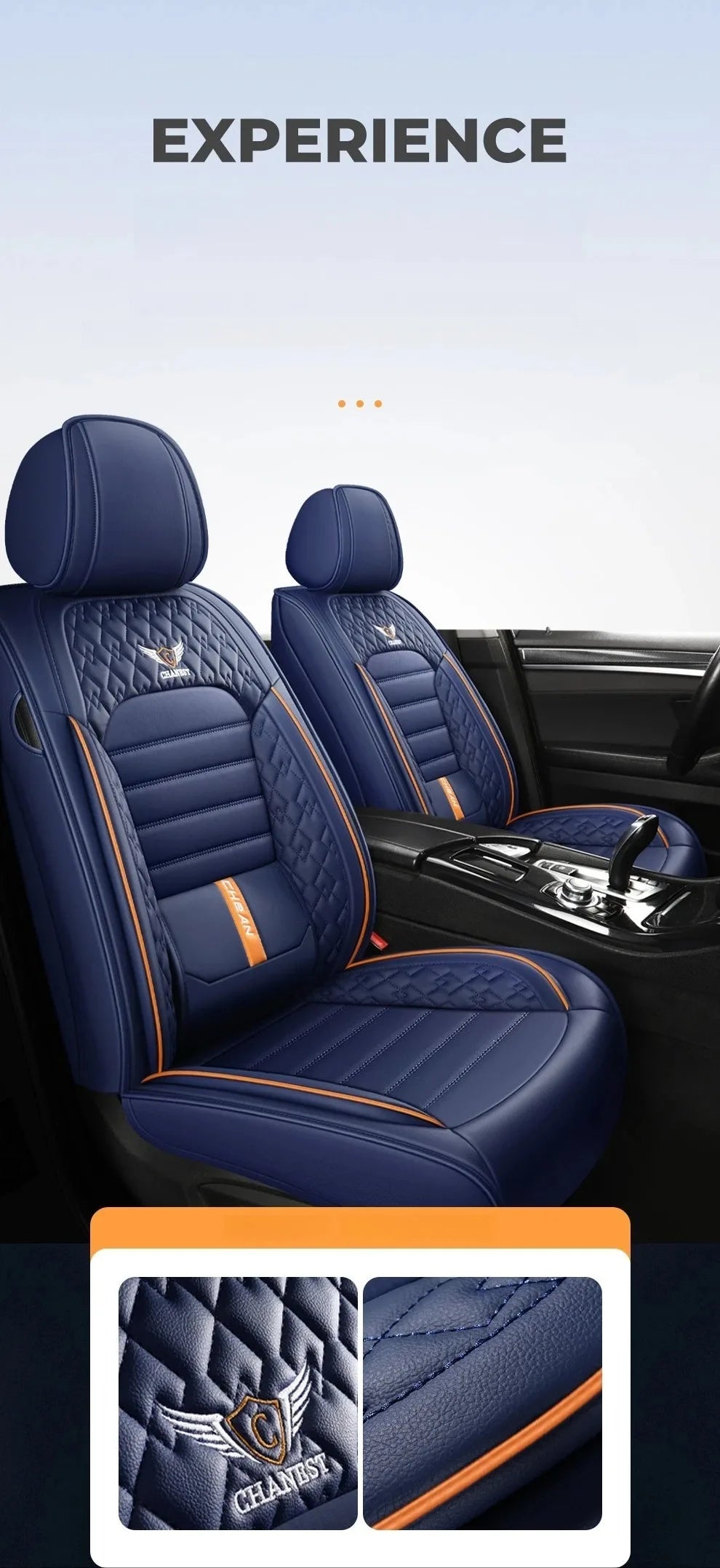 Comfort Leather Seat Cover Set - All-Season - Urban Fit
