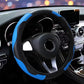 PU Leather Steering Wheel Cover - Non-Slip