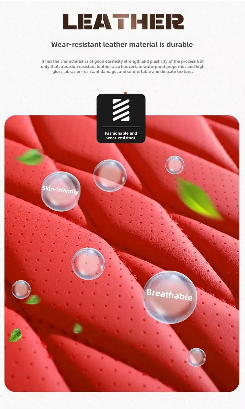 Full Set Leather Seat Protector Cover - All-Season