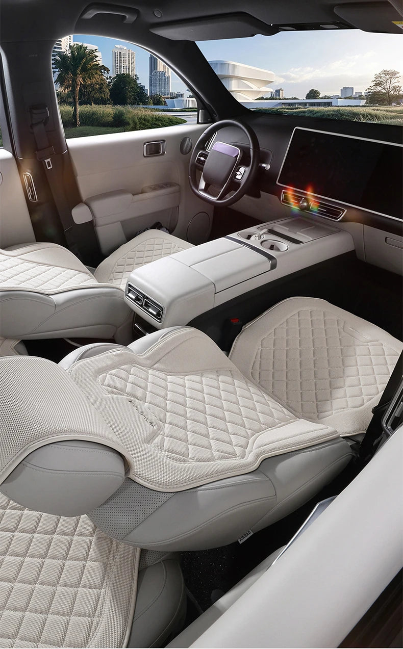 Premium Linen Seat Cover Set - All-Season
