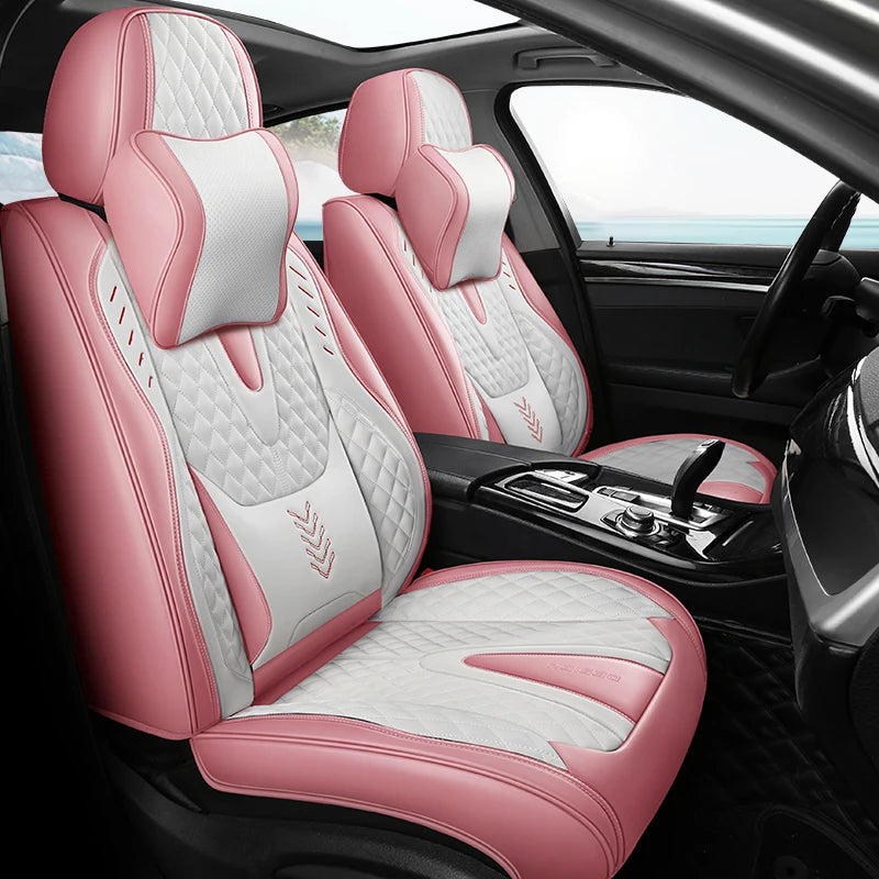 Comfort Leather Seat Cover Set - All-Season