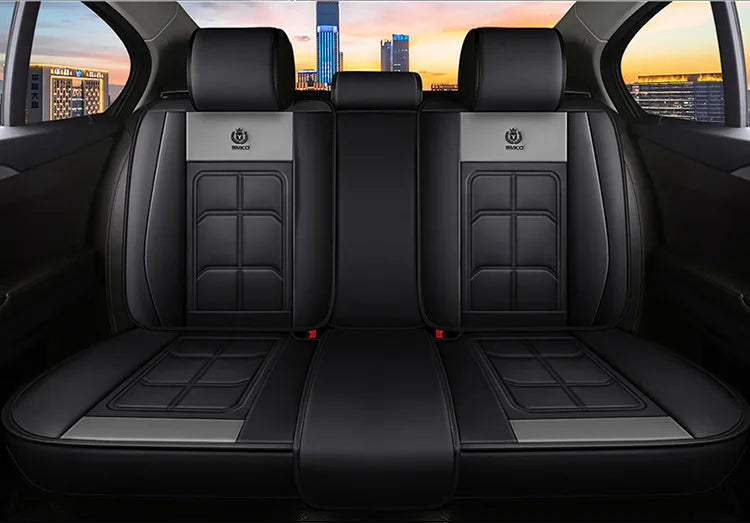 Front Row PU Leather Seat Cushion Cover - All-Season