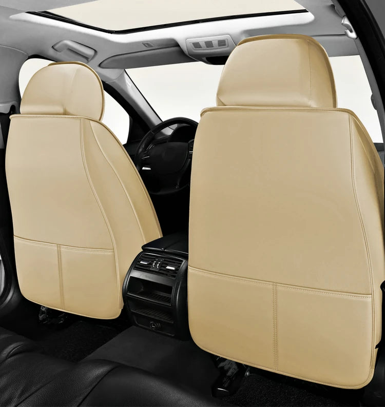 Five-Seat Nappa Leather Seat Protector Cover - All-Season