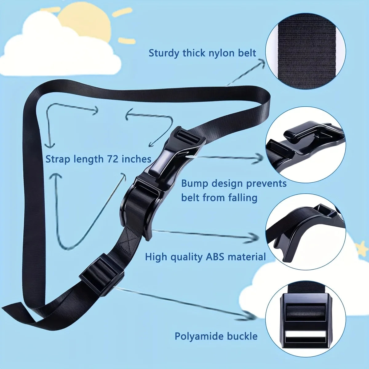 Soft Seat Belt Comfort Covers - Signature