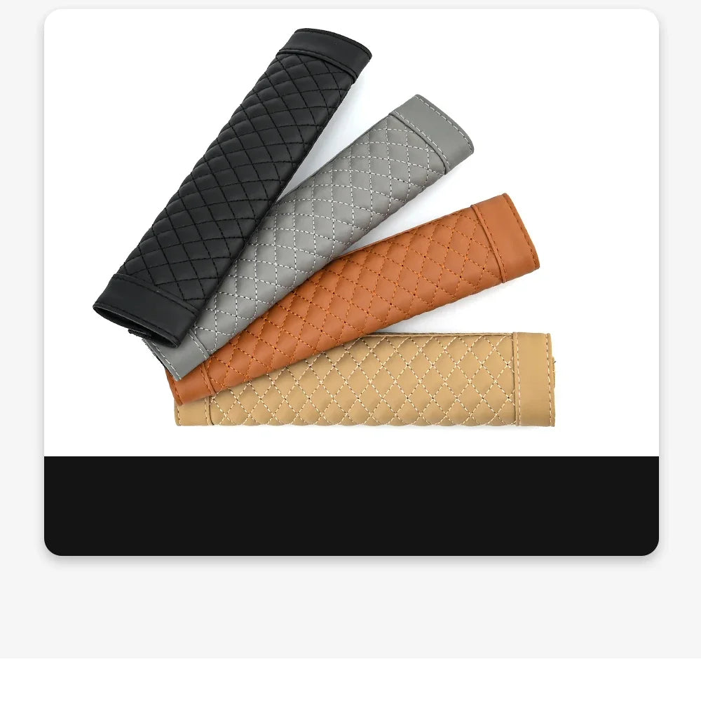Leather Seat Belt Shoulder Pads