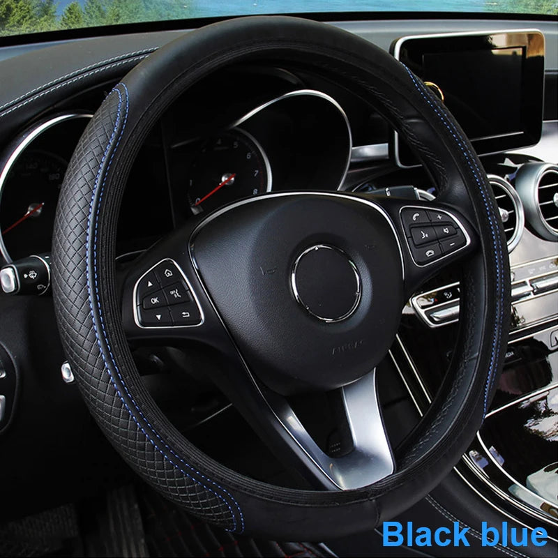 Leather Steering Wheel Protector - Non-Slip - Everyday Edition