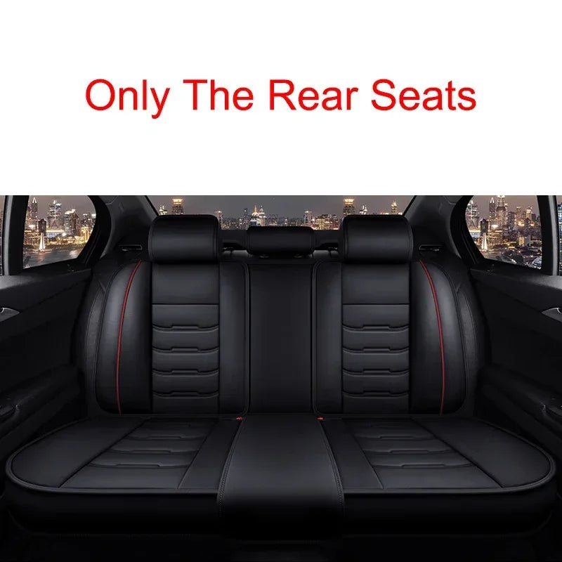 Comfort PU Leather Seat Cover Set - All-Season