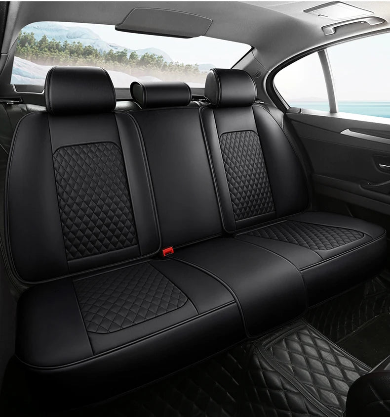 Comfort Leather Seat Cover Set - All-Season