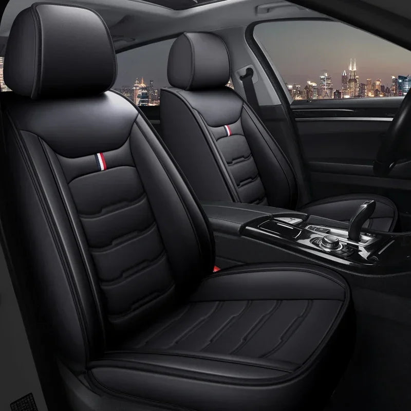 Comfort PU Leather Seat Cover Set - All-Season