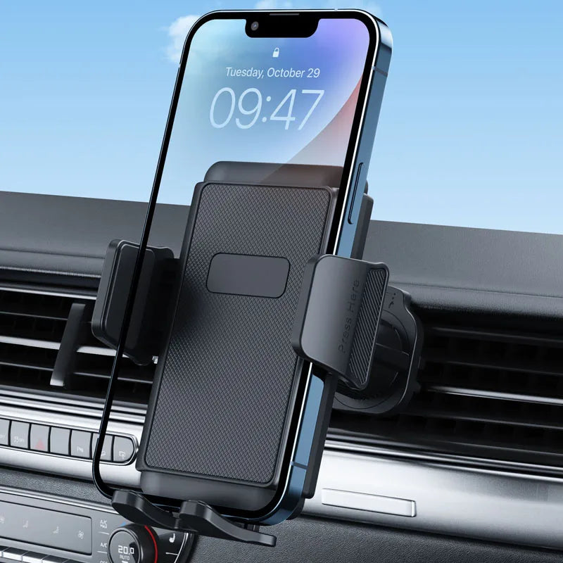Universal Phone Holder for Vent, Dash & Windshield