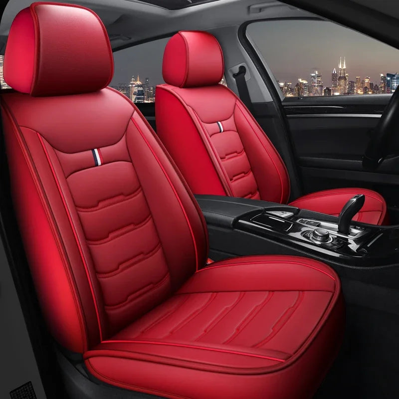 Comfort PU Leather Seat Cover Set - All-Season