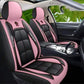 Front Seat Leather Car Seat Cover Set - All-Season