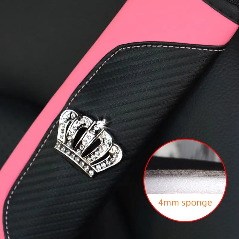 Diamond Accent Seat Belt Shoulder Pads