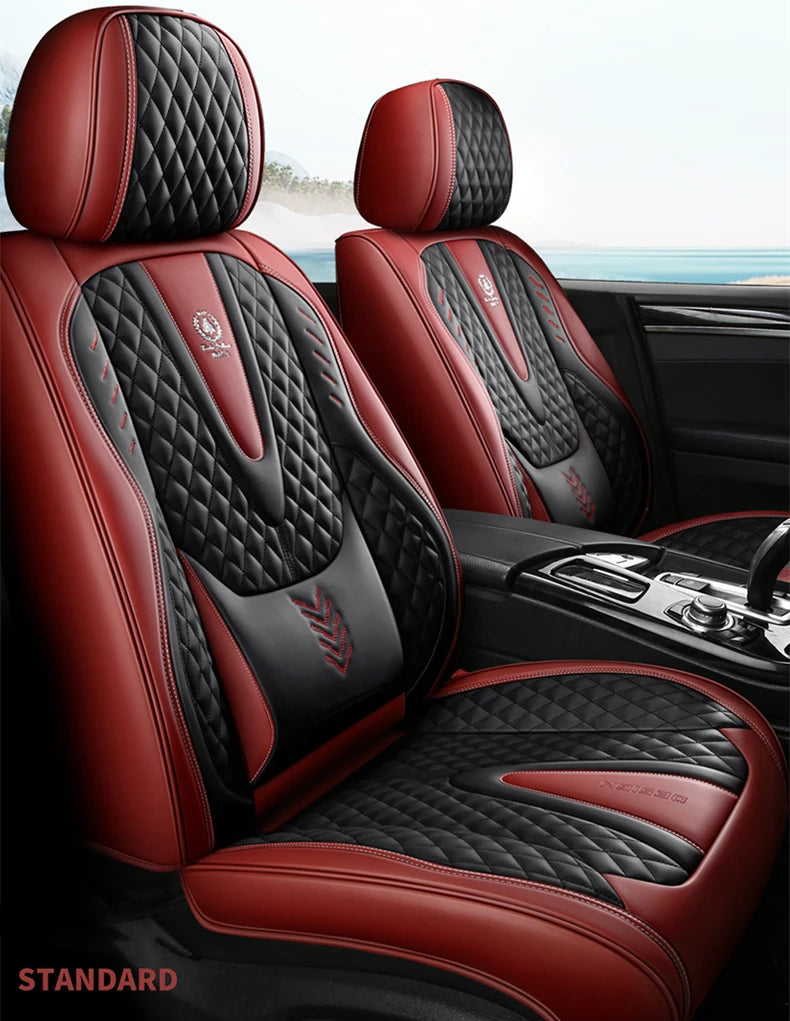 Comfort Leather Seat Cover Set - All-Season