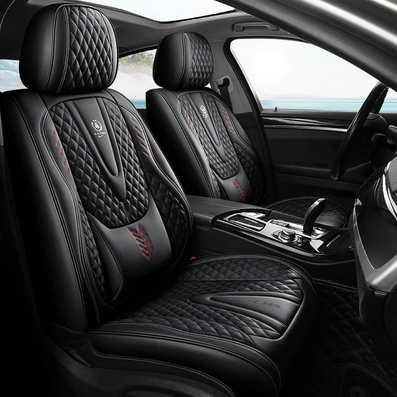Comfort Leather Seat Cover Set - All-Season