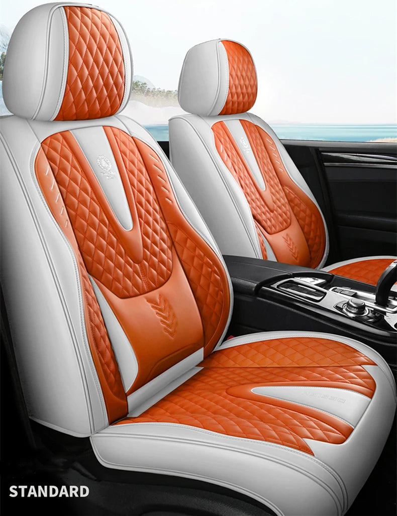 Comfort Leather Seat Cover Set - All-Season