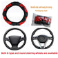 PU Leather Steering Wheel Cover - Non-Slip