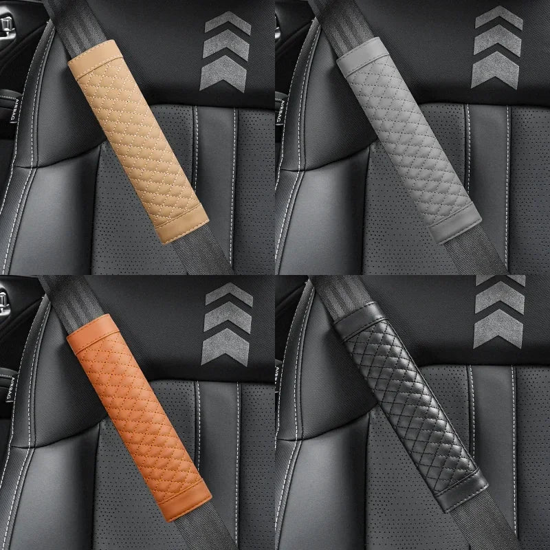 Leather Seat Belt Shoulder Pads